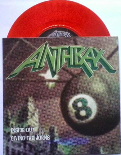 Anthrax - Inside Out / Giving The Horns - 7 Inch