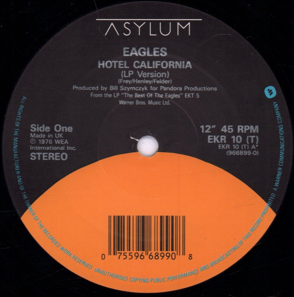 Eagles - Hotel California - 12 Inch