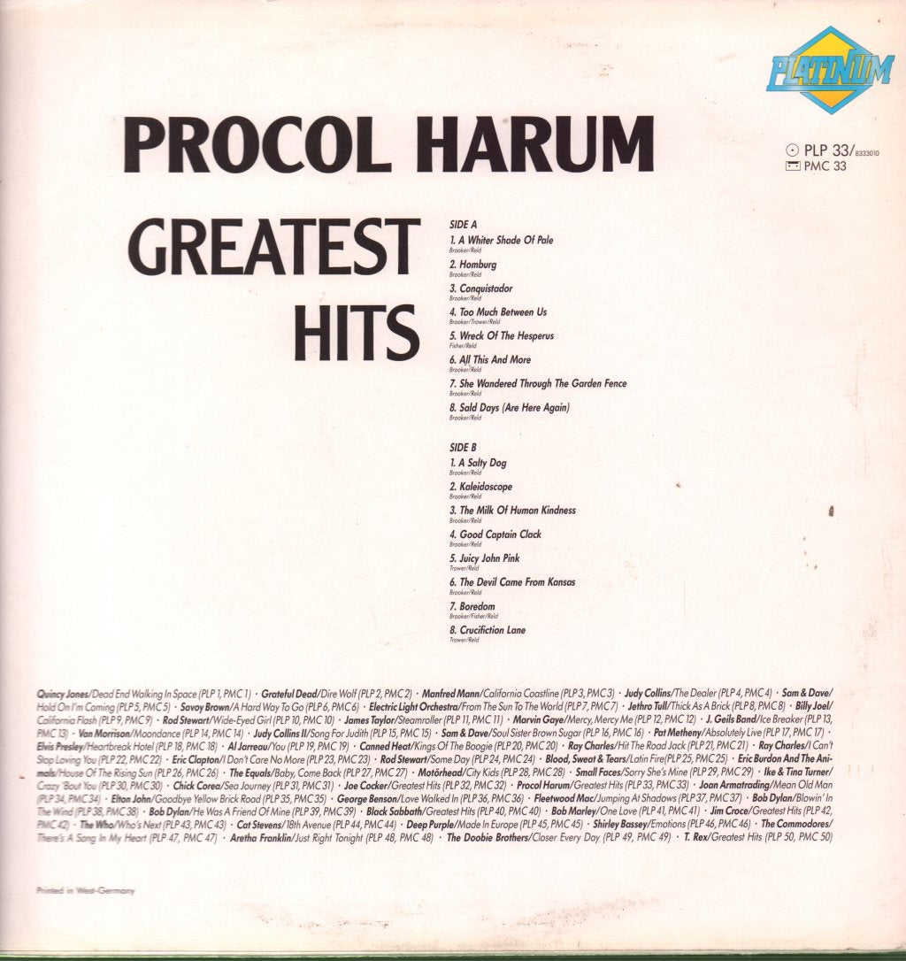 Procol Harum - Greatest Hits - Lp
