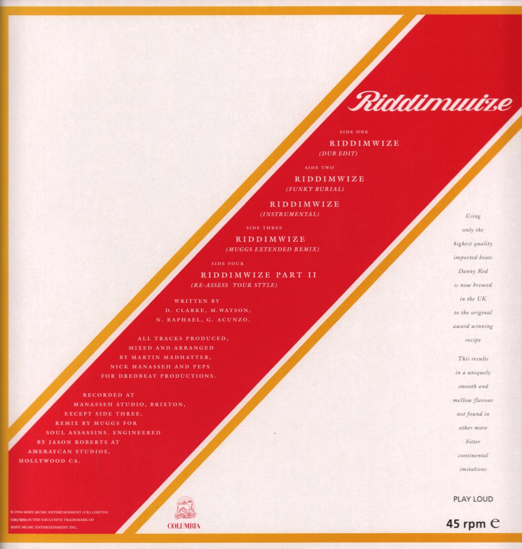 Danny Red - Riddimuize - Double 12 Inch