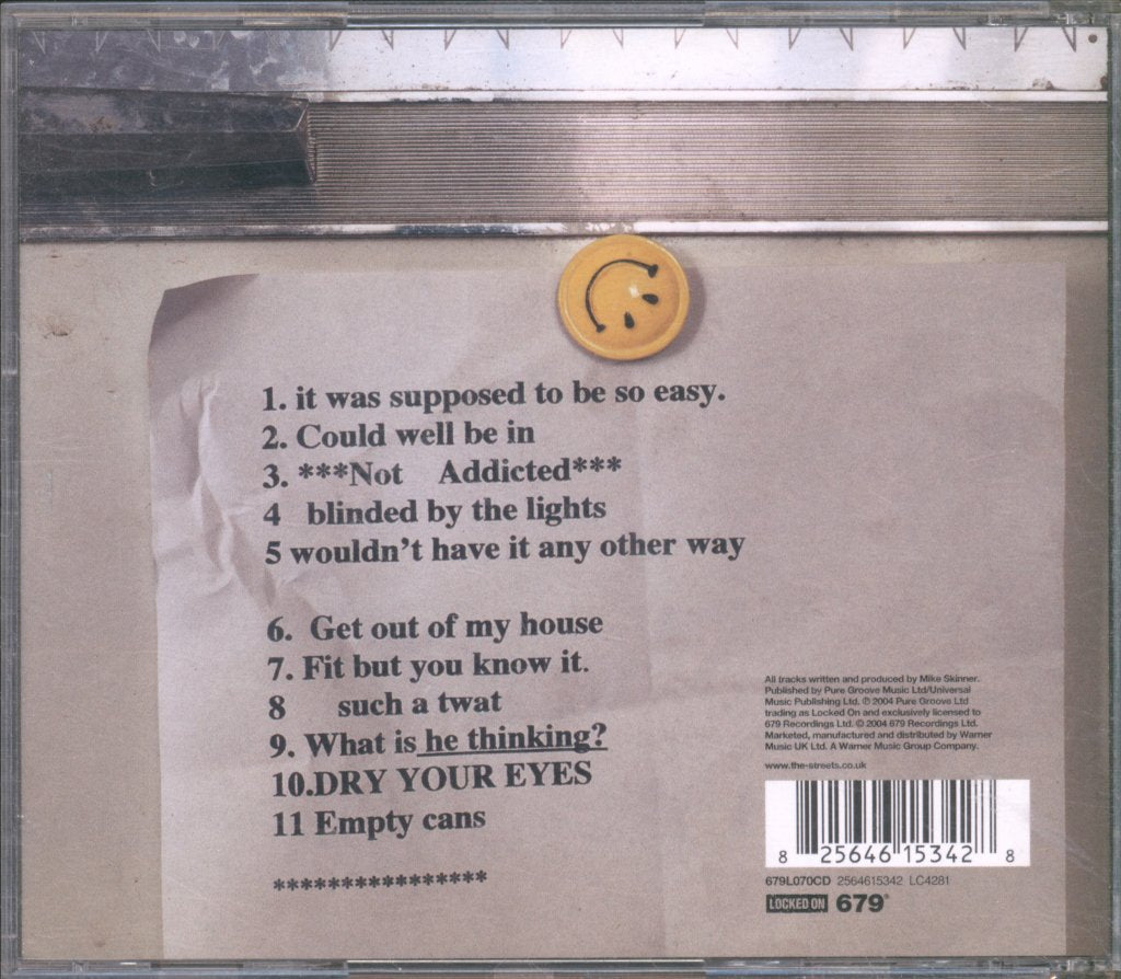 Streets - A Grand Don't Come For Free - Cd