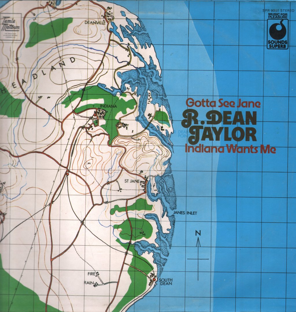 R.Dean Taylor - Gotta See Jane/Indiana Wants Me - Lp