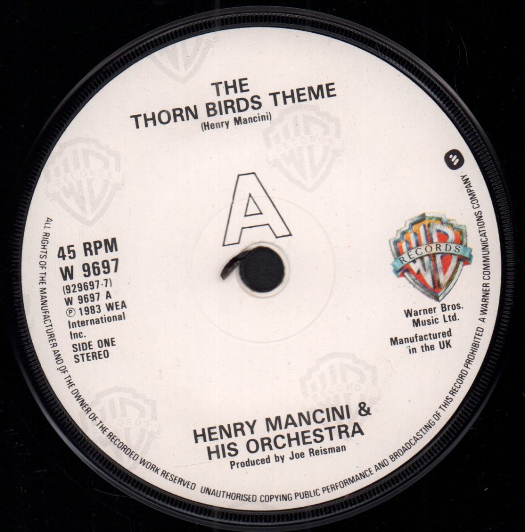 Henry Mancini And His Orchestra - Thorn Birds Theme - 7 Inch