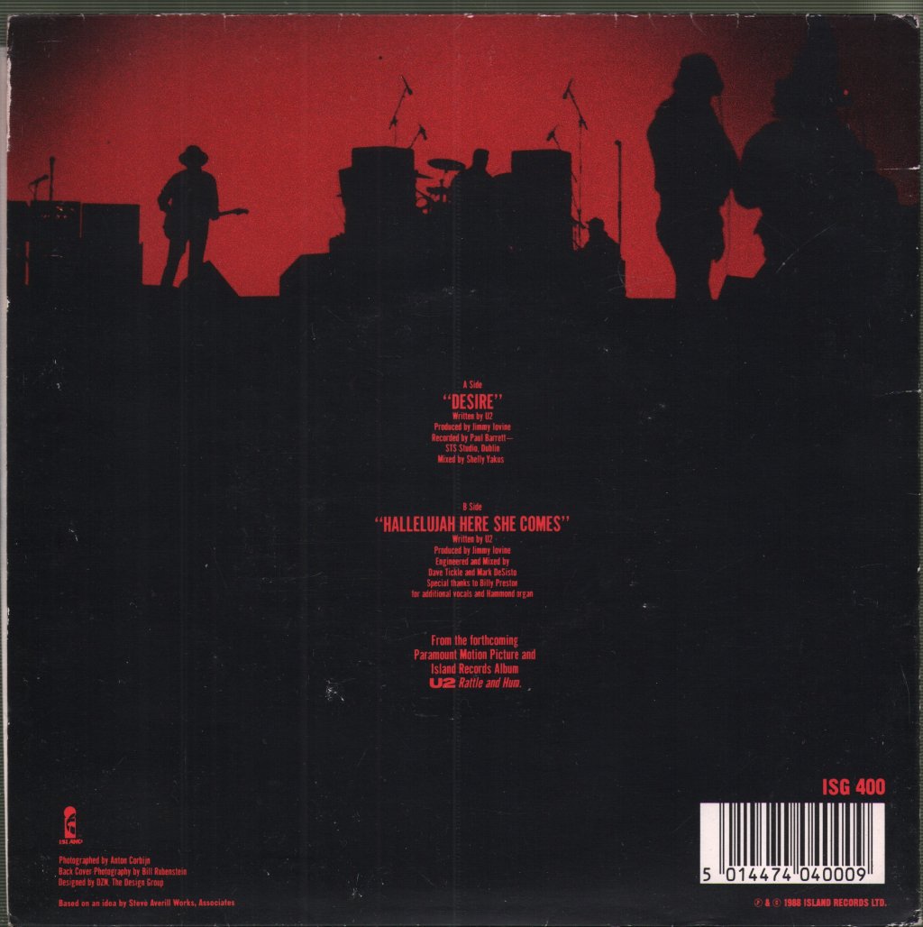 U2 - Desire - 7 Inch