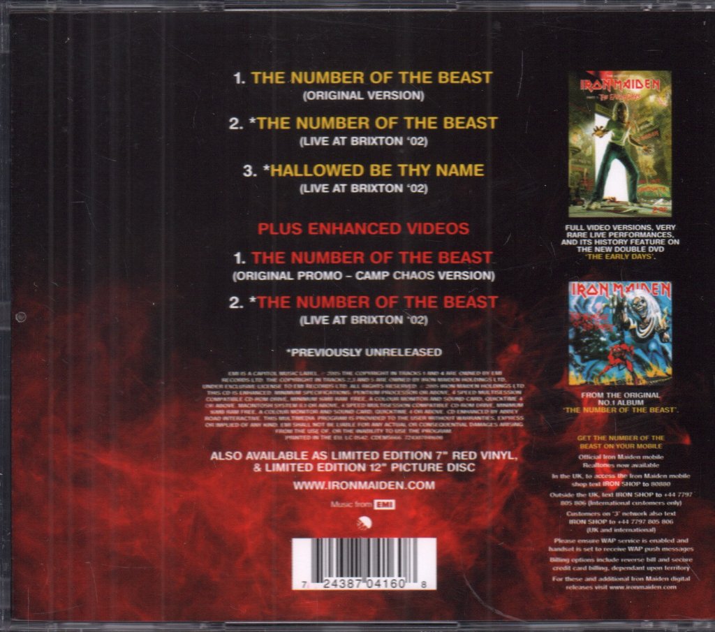 Iron Maiden - Number Of The Beast - Cd