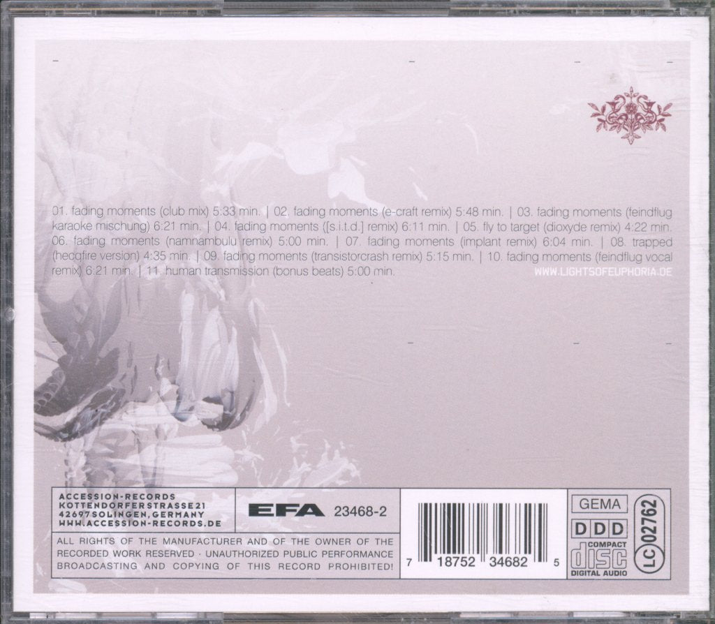 Lights Of Euphoria - Fading Moments - Cd