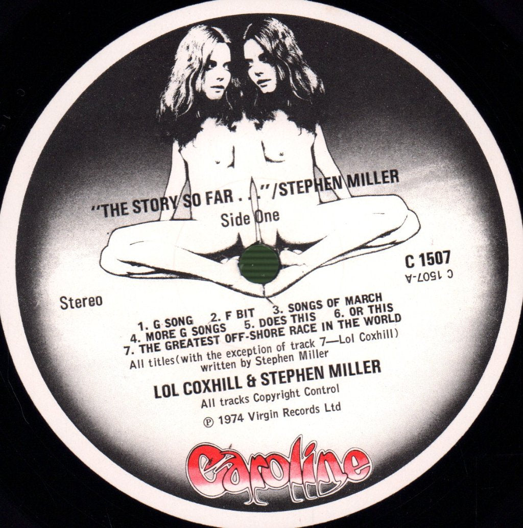 Stephen Miller/Lol Coxhill - Story So Far / Oh Really?" - Lp