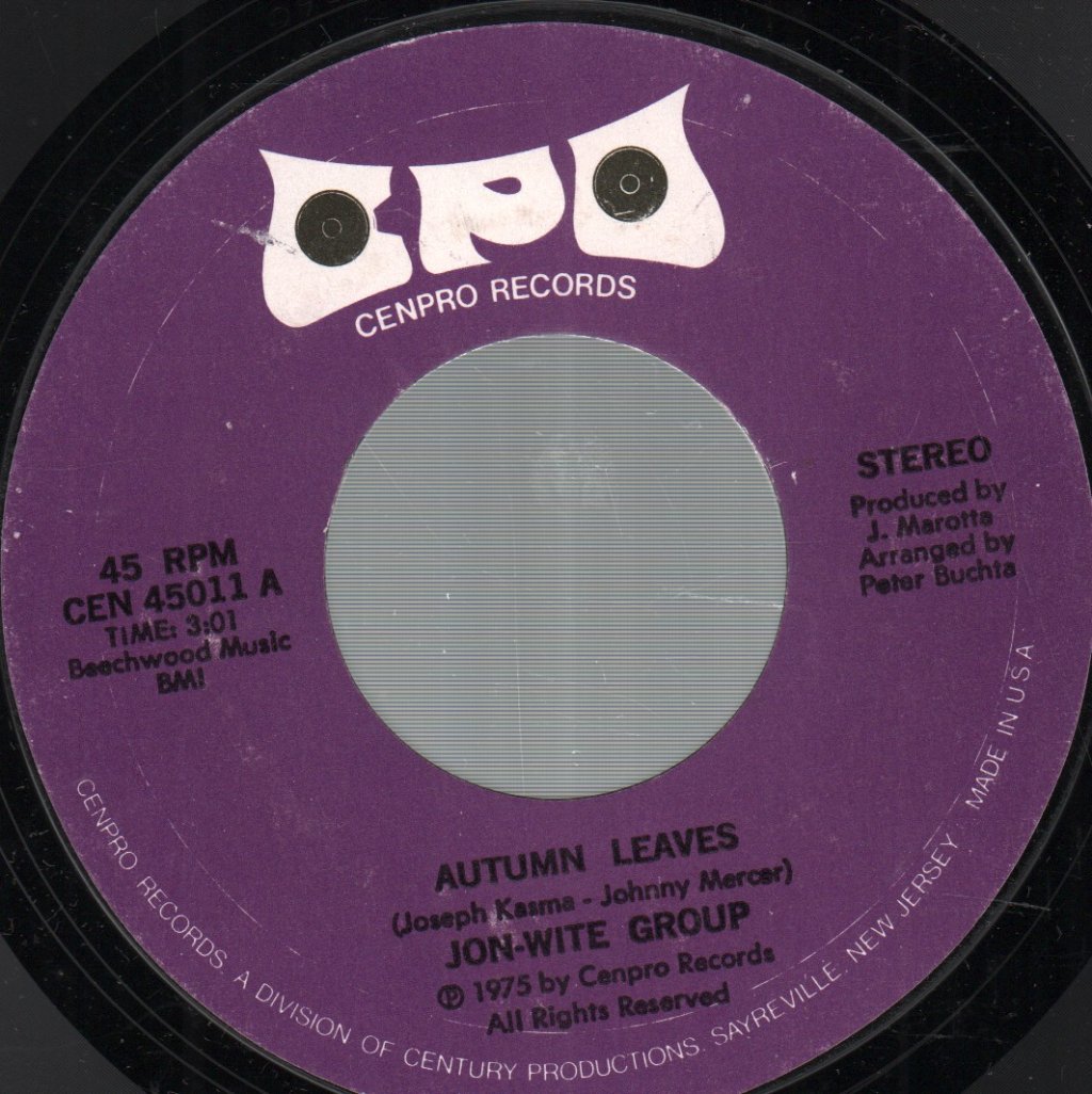 Jon Wite Group - Autumn Leaves - 7 Inch