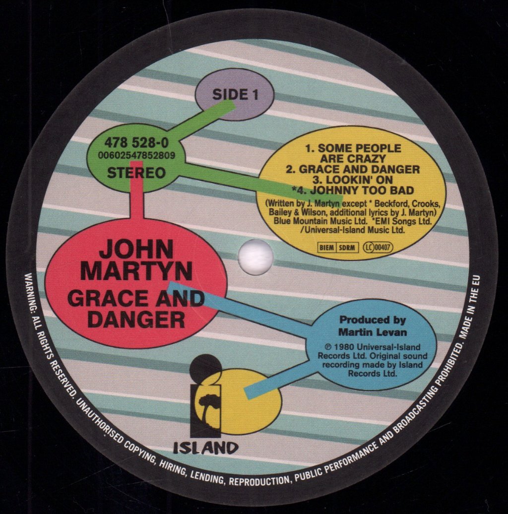 John Martyn - Grace And Danger - Lp