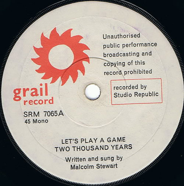 Malcolm Stewart - Let's Play A Game - 7 Inch