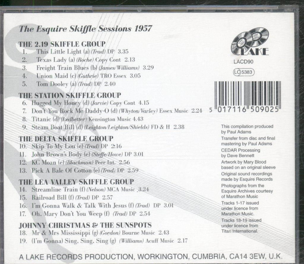 Various Artists - Esquire Skiffle Sessions 1957 - Cd