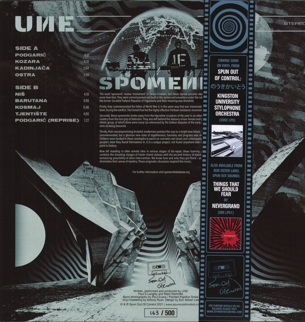 Une - Spomenik - Lp