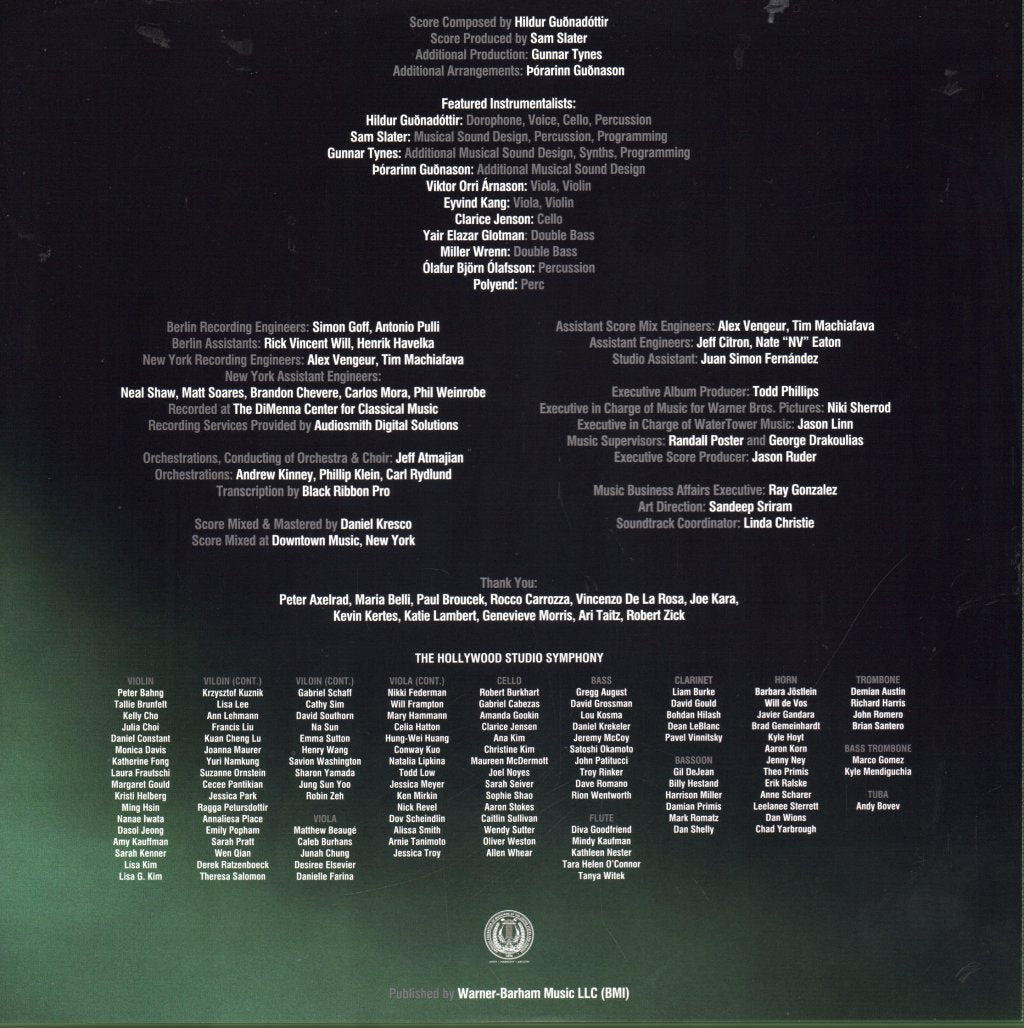 Hildur Guðnadóttir - Joker (Original Motion Picture Soundtrack) - Lp
