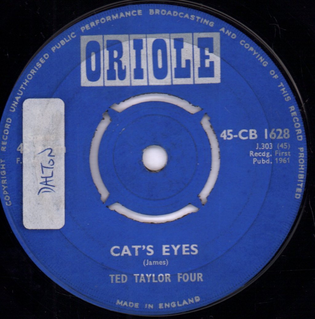 Ted Taylor Four - Cat's Eyes - 7 Inch