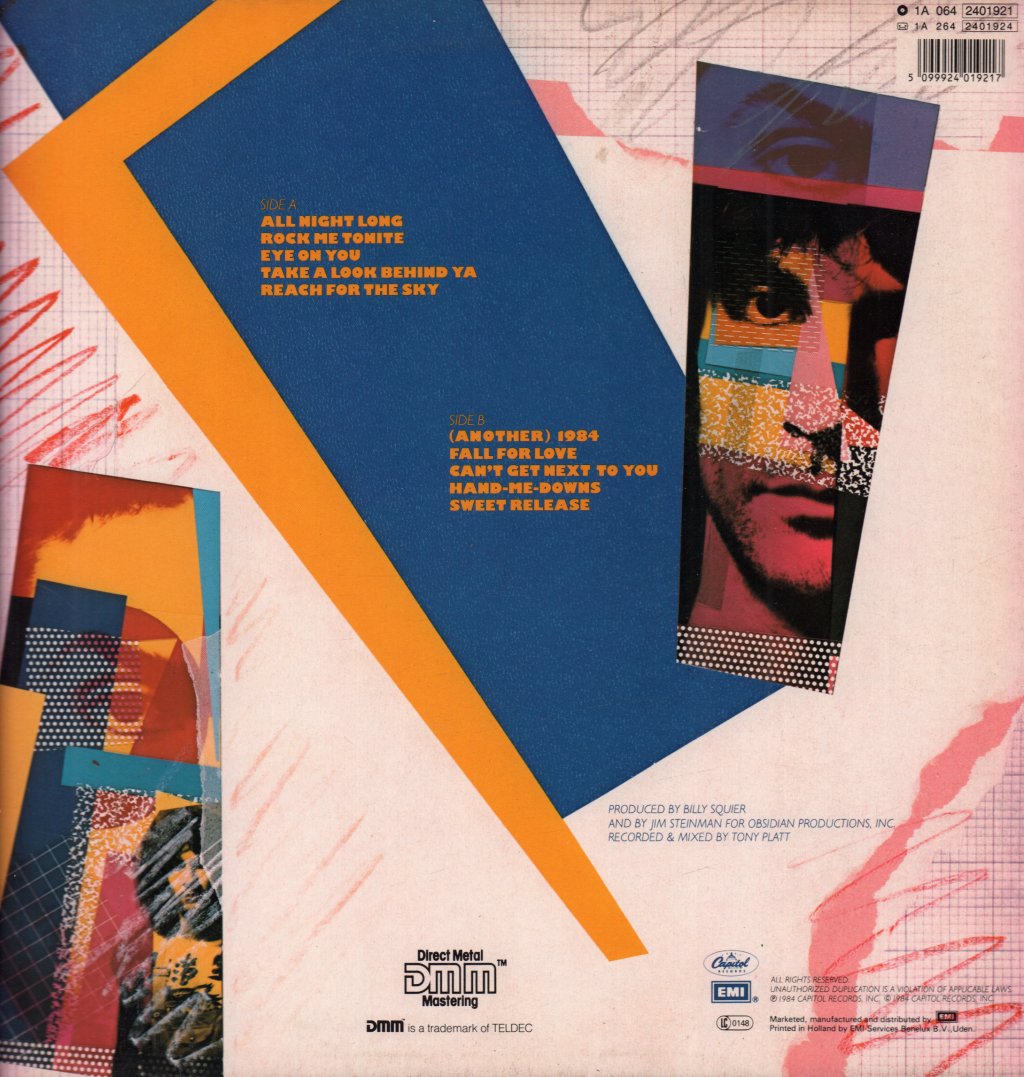 Billy Squier - Signs Of Life - Lp