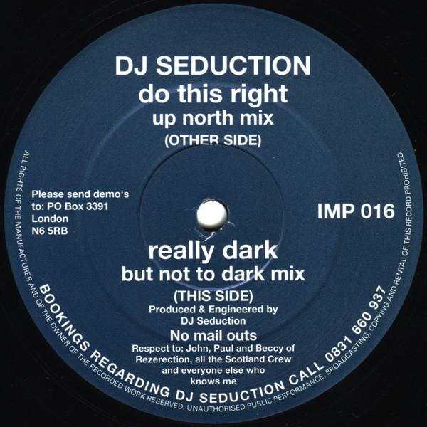 Dj Seduction - Do This Right - 12 Inch