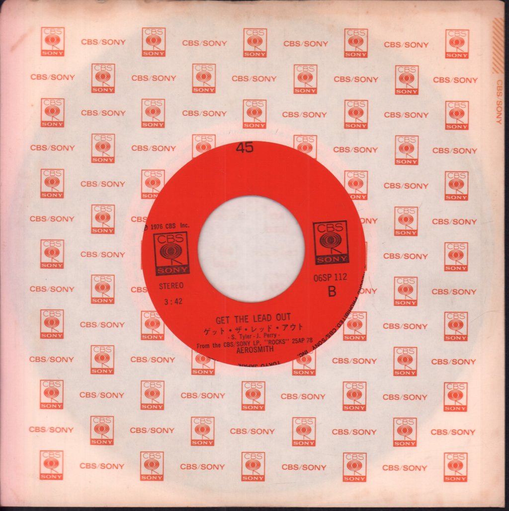 Aerosmith - Home Tonight - 7 Inch