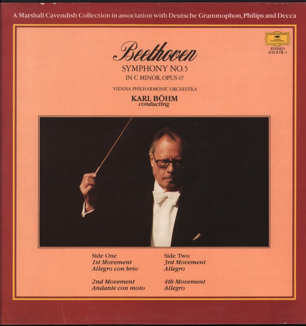 Karl Bohm / Vienna Philharmonic Orchestra - Beethoven - Symphony No.5 In C Minor - Lp