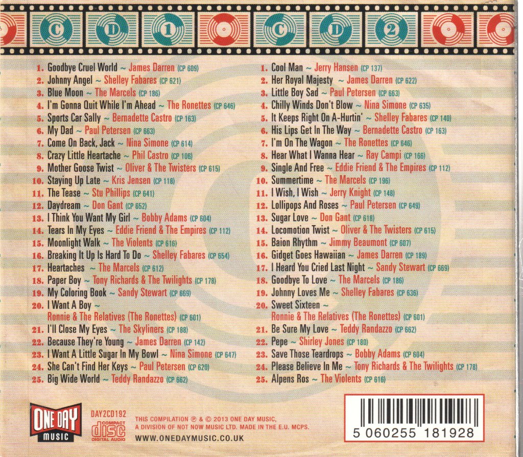 Various Artists - Goodbye Cruel World - The Colpix Story - Double Cd