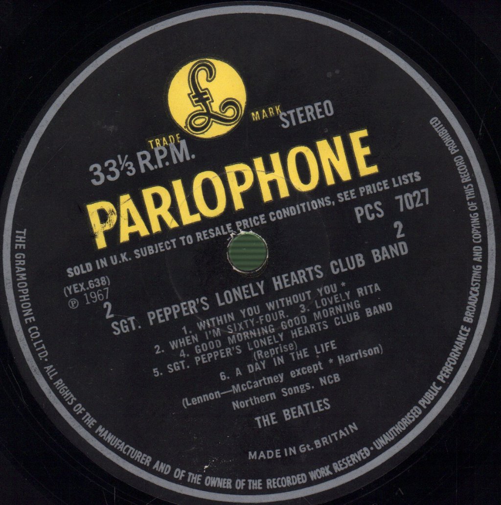 Beatles - Sgt Peppers Lonely Hearts Club Band - Lp
