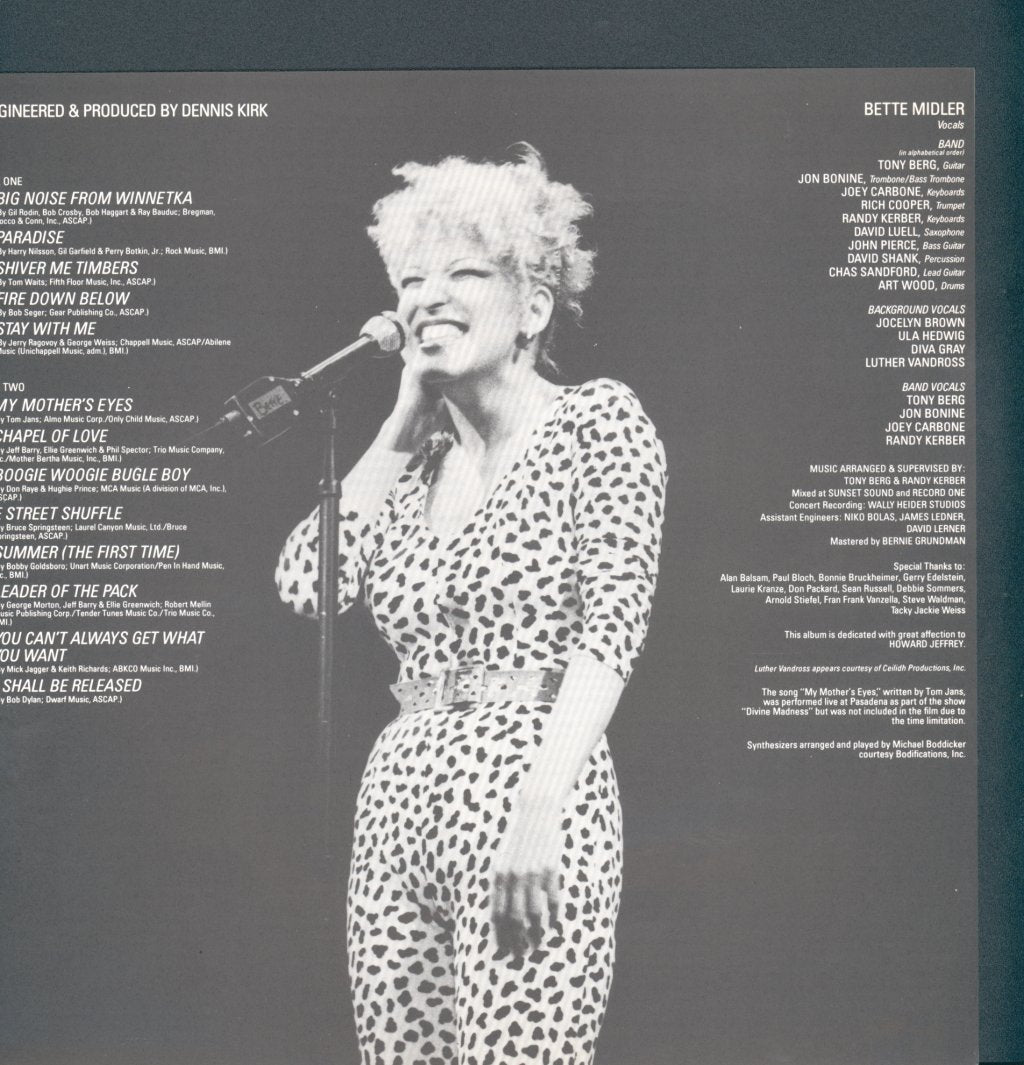 Bette Midler - Divine Madness - Lp