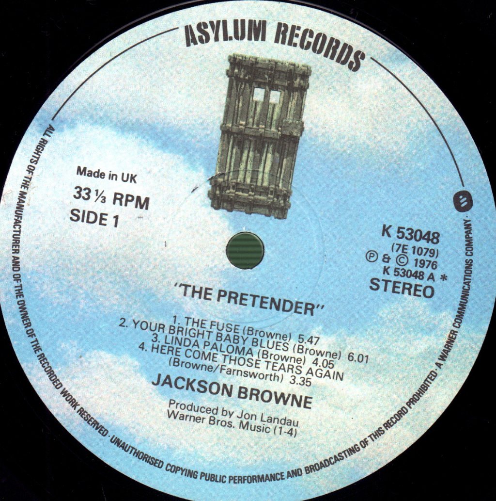 Jackson Browne - Pretender - Lp