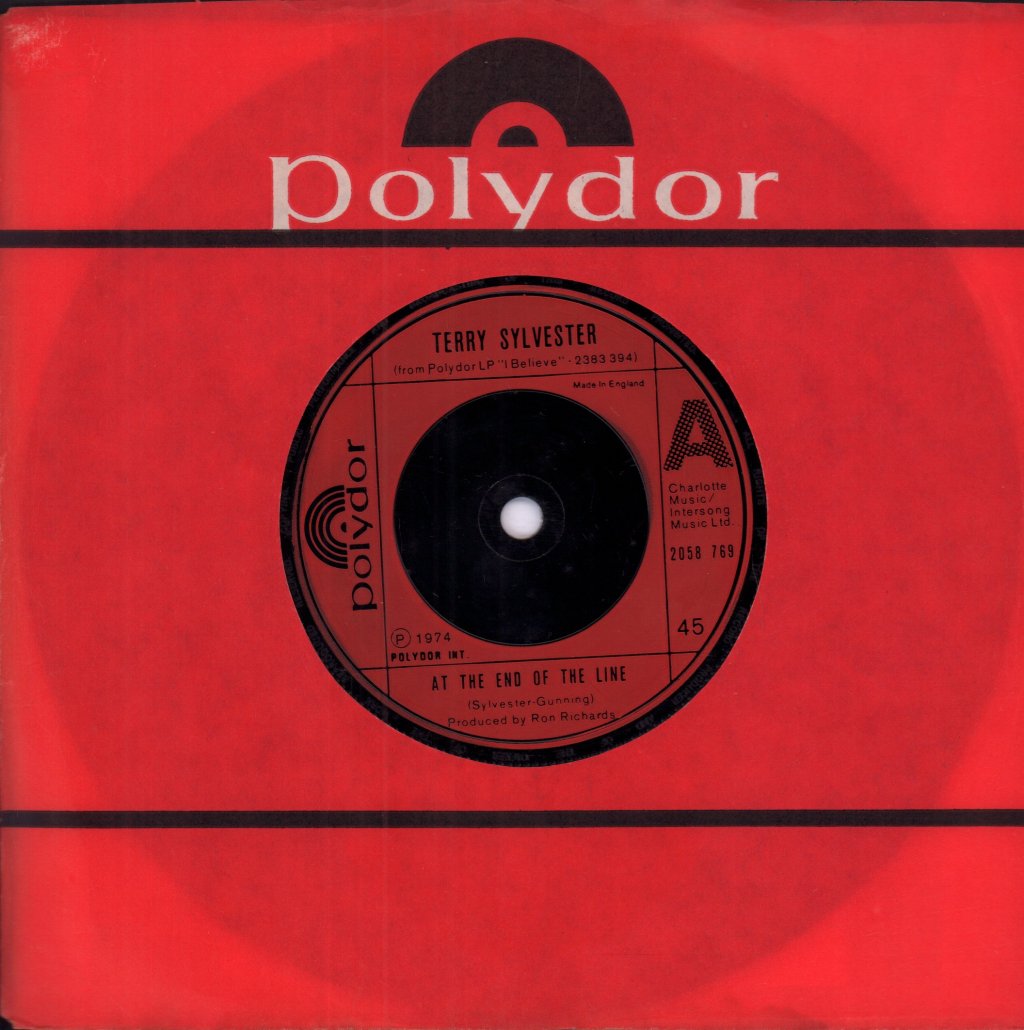 Terry Sylvester - At The End Of The Line - 7 Inch