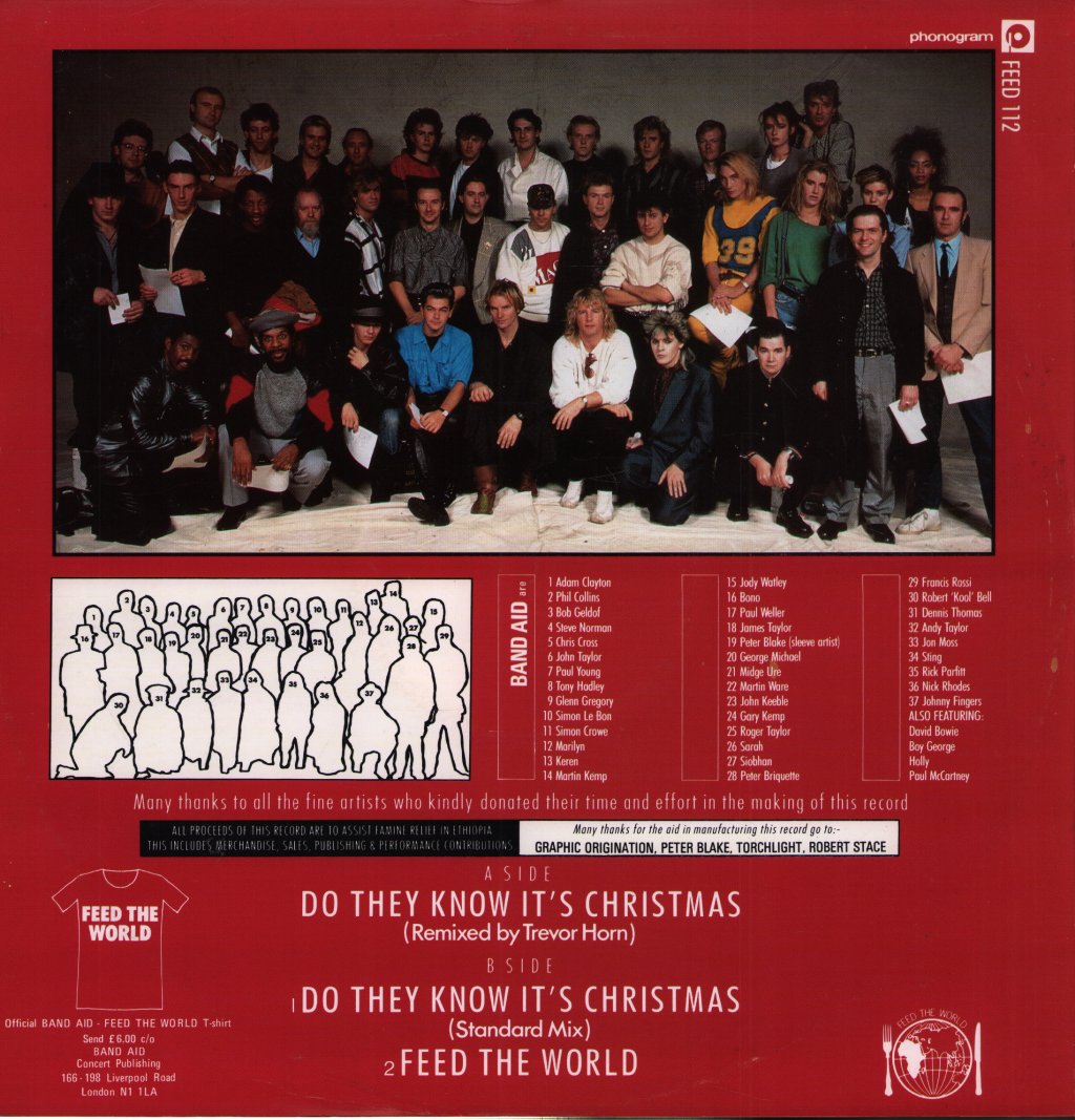 Band Aid - Do They Know It's Christmas - 12 Inch
