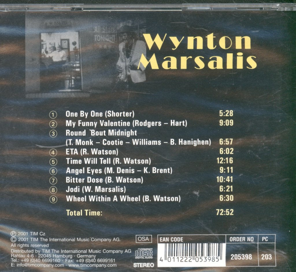 Wynton Marsalis - Angel Eyes - Cd