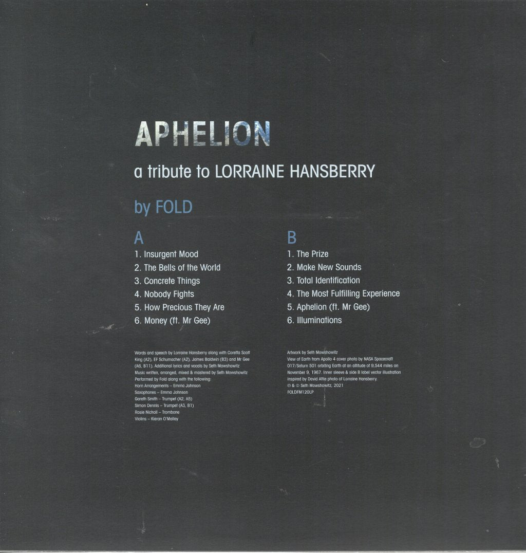 Fold - Aphelion: A Tribute To Lorraine Hansberry - Lp