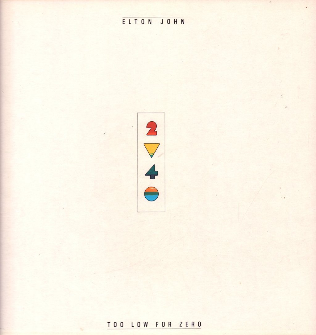 Elton John - Too Low For Zero - Lp
