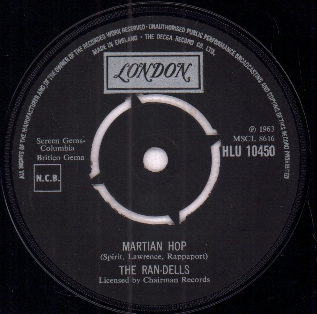 Ran-Dells - Martian Hop - 7 Inch