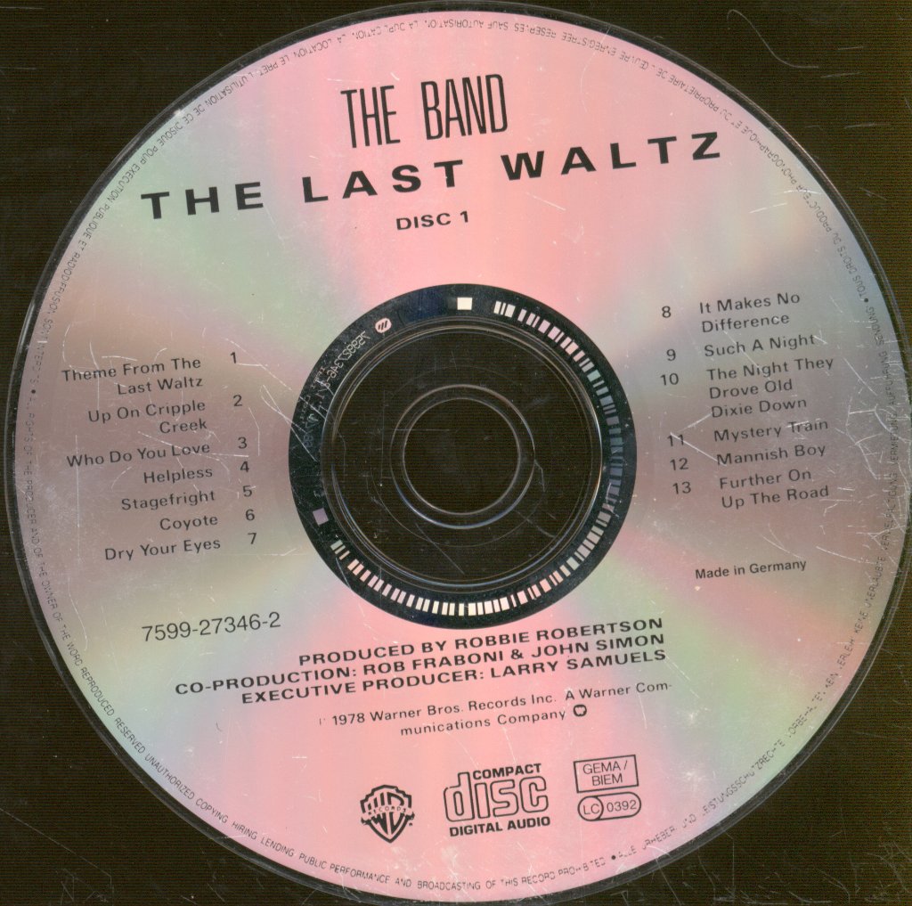 Band - Last Waltz - Double Cd