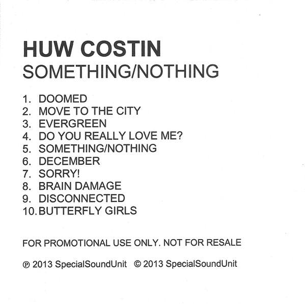 Huw Costin - Something / Nothing - Cdr