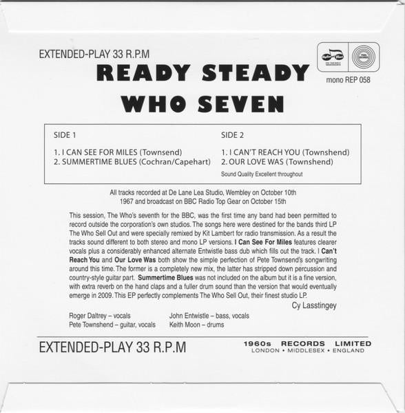 Who - Ready Steady Who 7  - Sell Out At The BBC - 7 Inch