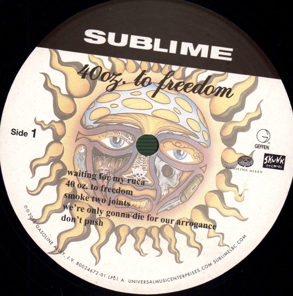 Sublime - 40oz. To Freedom - Double Lp