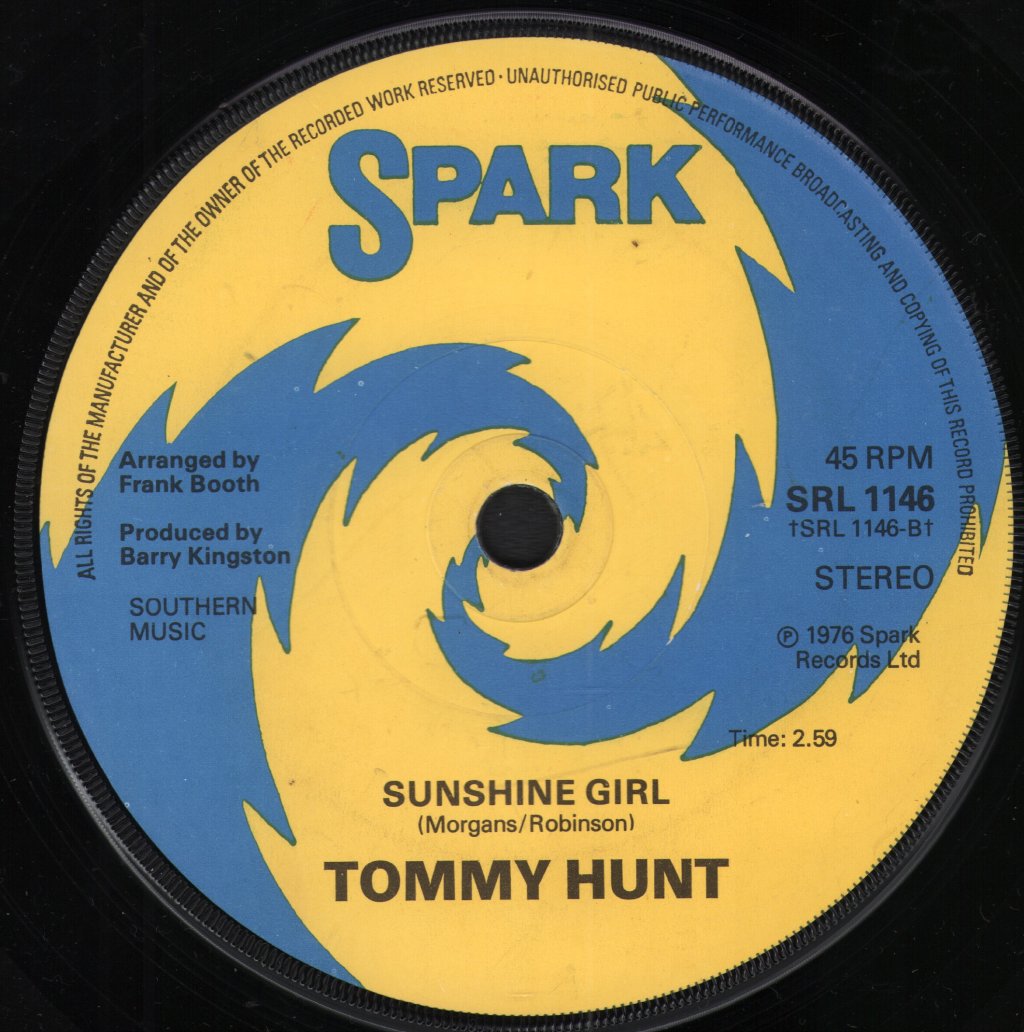 Tommy Hunt - Loving On The Losing Side - 7 Inch