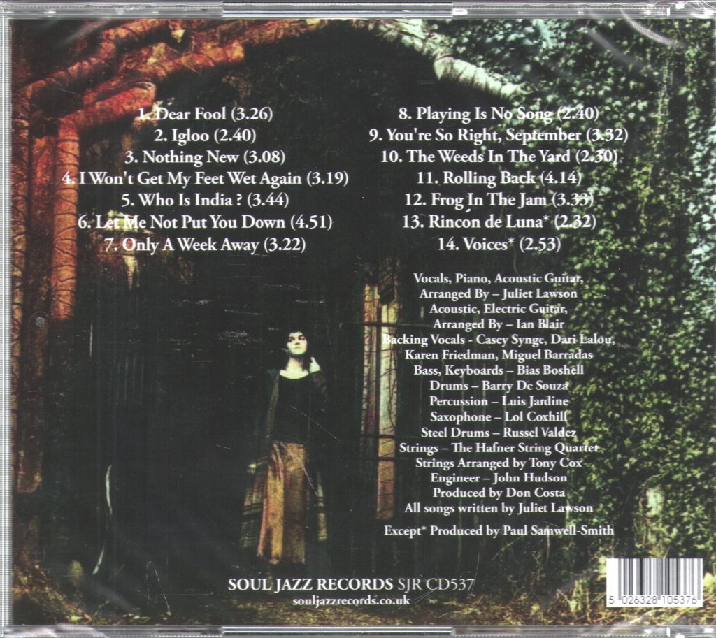 Juliet Lawson - Boo! the Early Recordings 1971-73 - Cd