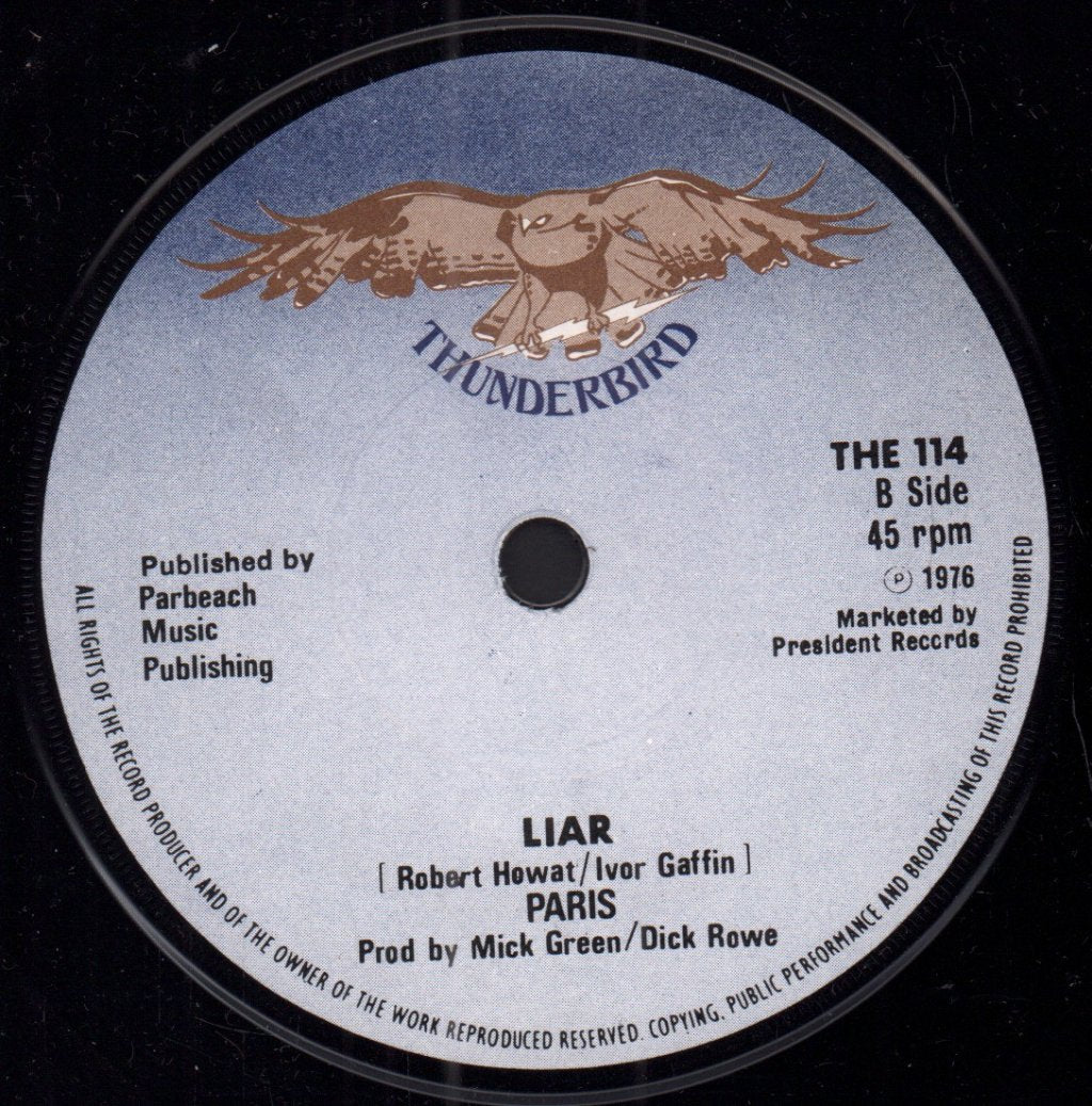 Paris (70'S Group) - Circles - 7 Inch