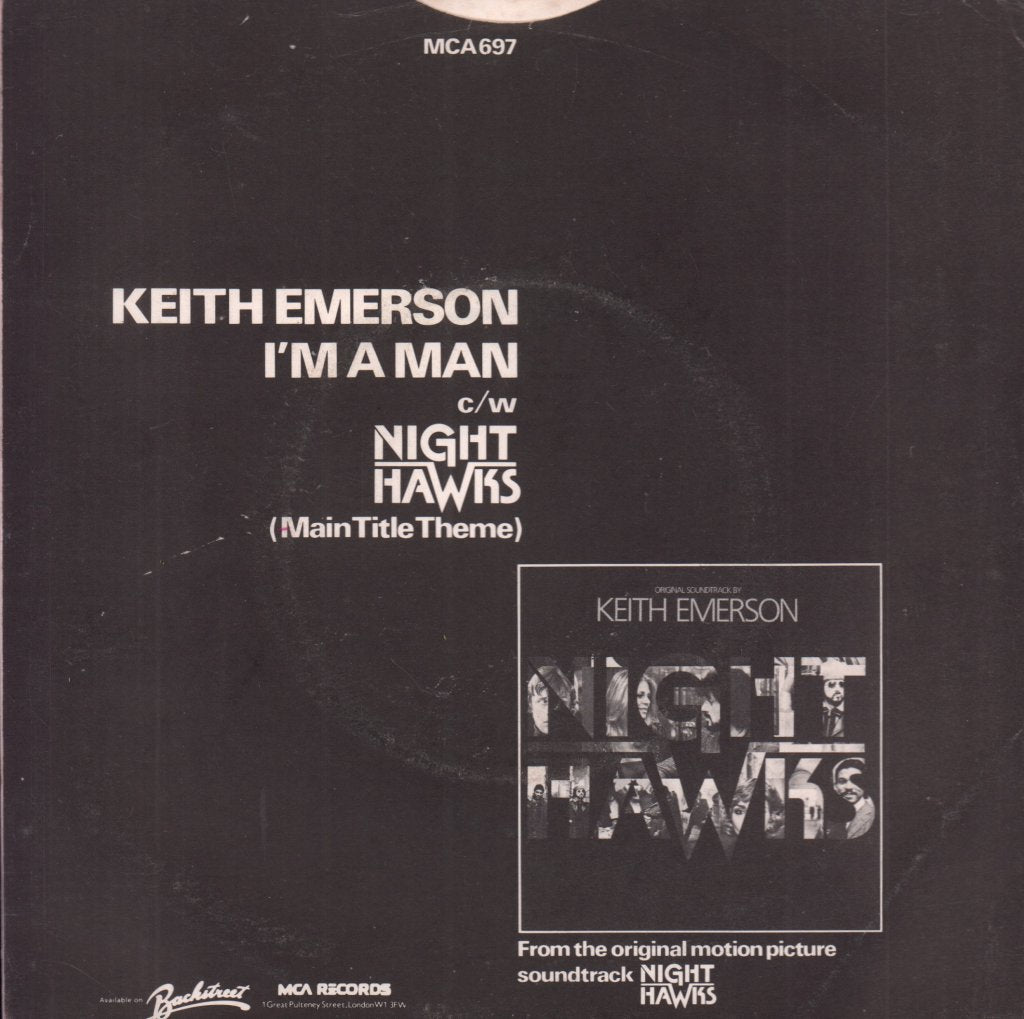 Keith Emerson - I'm A Man - 7 Inch