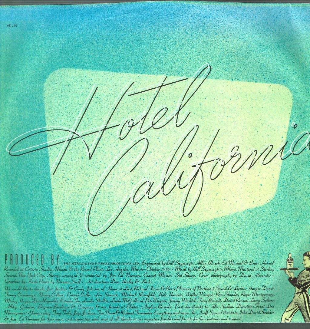 Eagles - Hotel California - Lp