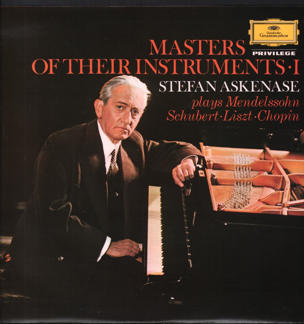 Stefan Askenase - Masters Of Their Instruments I - Stefan Askenase Plays Mendelssohn / Schubert / Liszt / Chopin - Lp
