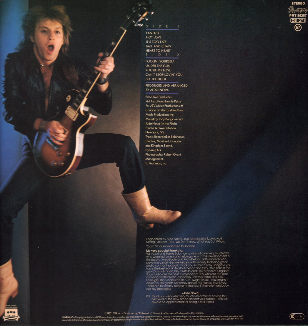 Aldo Nova - Aldo Nova - Lp