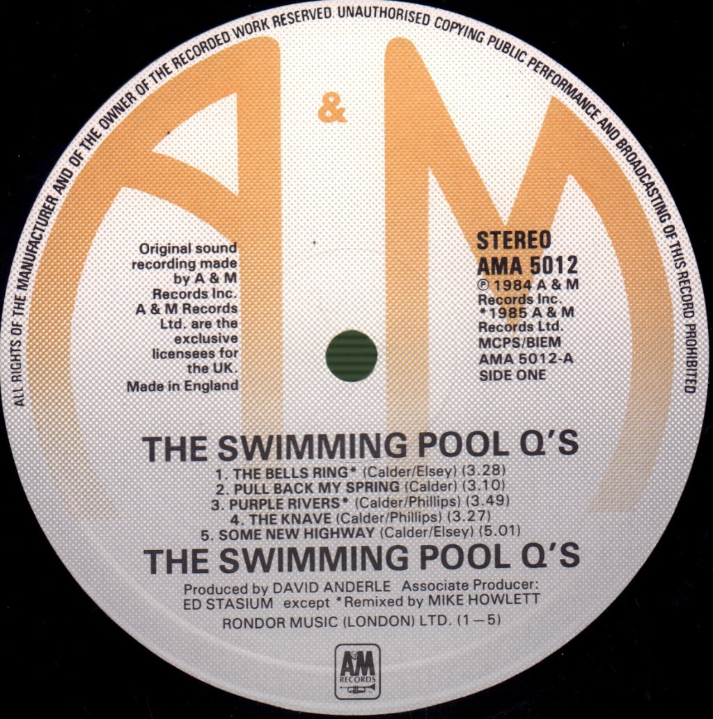Swimming Pool Q's - Swimming Pool Q's - Lp
