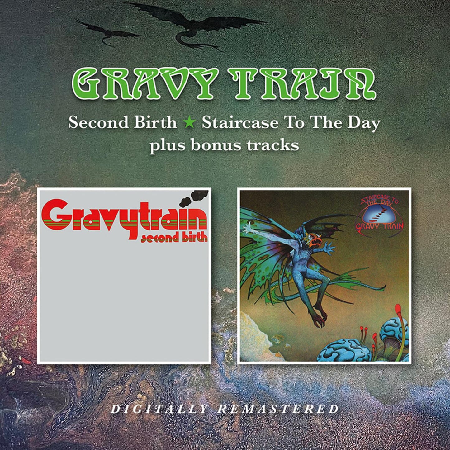 Gravy Train - Second Birth / Staircase To the Day Plus Bonus Tracks - Double Cd
