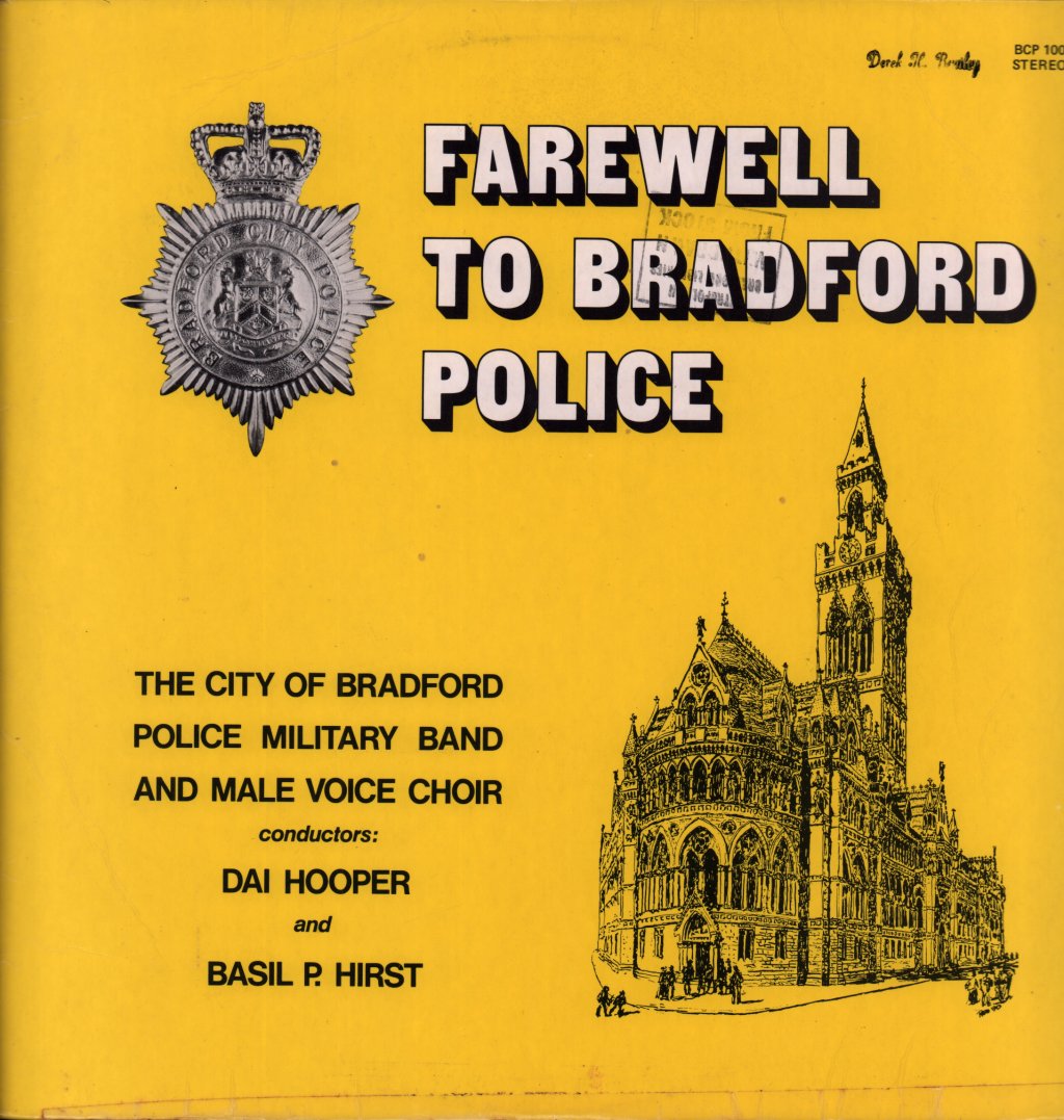 City Of Bradford Police Military Band - Farewell To Bradford Police - Lp