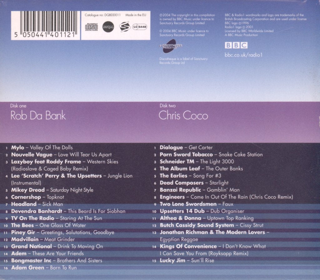 Various Artists - Chris Coco & Rob Da Bank - Blue Balearic - Double Cd