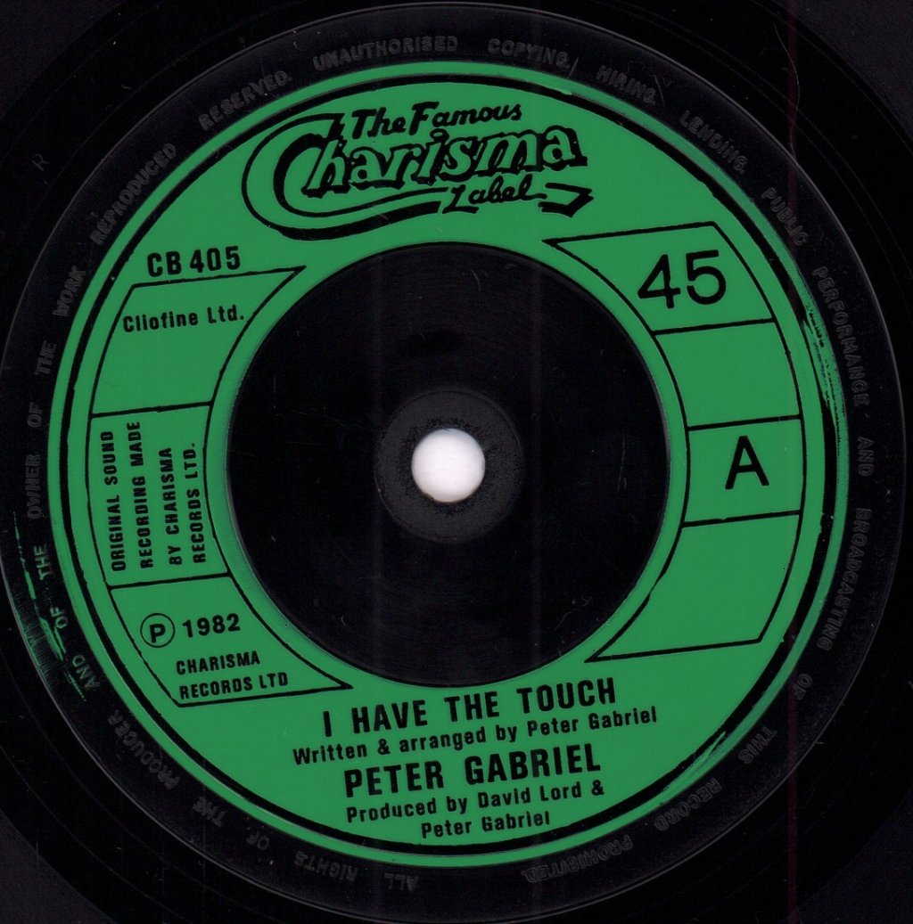 Peter Gabriel - I Have The Touch - 7 Inch