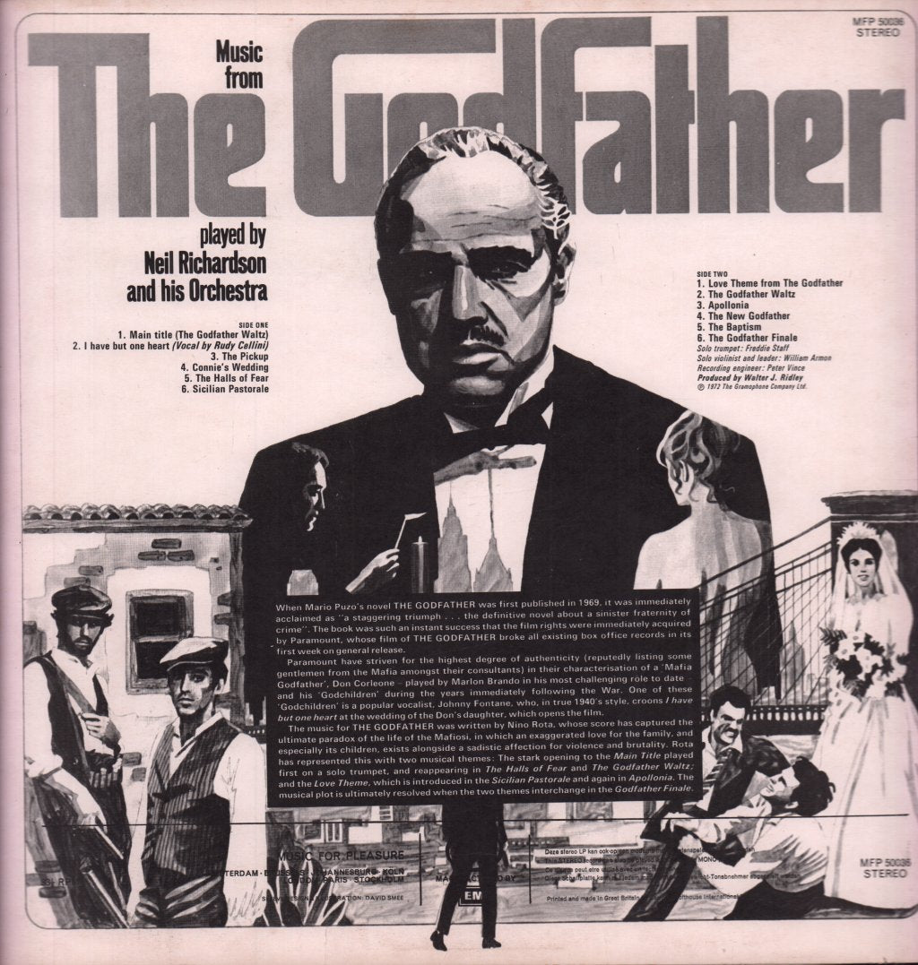 Neil Richardson And His Orchestra - Godfather - Lp