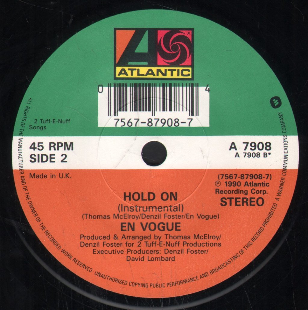En Vogue - Hold On - 7 Inch